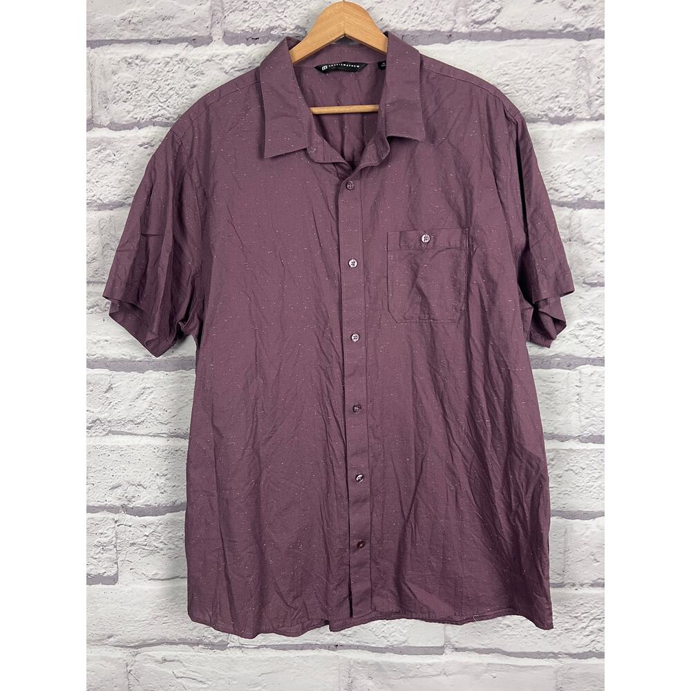 Travis Mathew Mens XL Golf Dadcore Preppy Coastal Resortwear Button Front Shirt - Picture 3 of 10